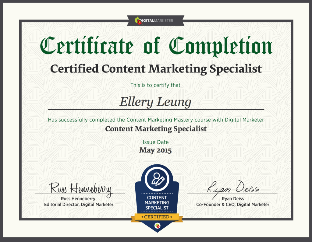 Ellery Leung is Content Marketing Specialist